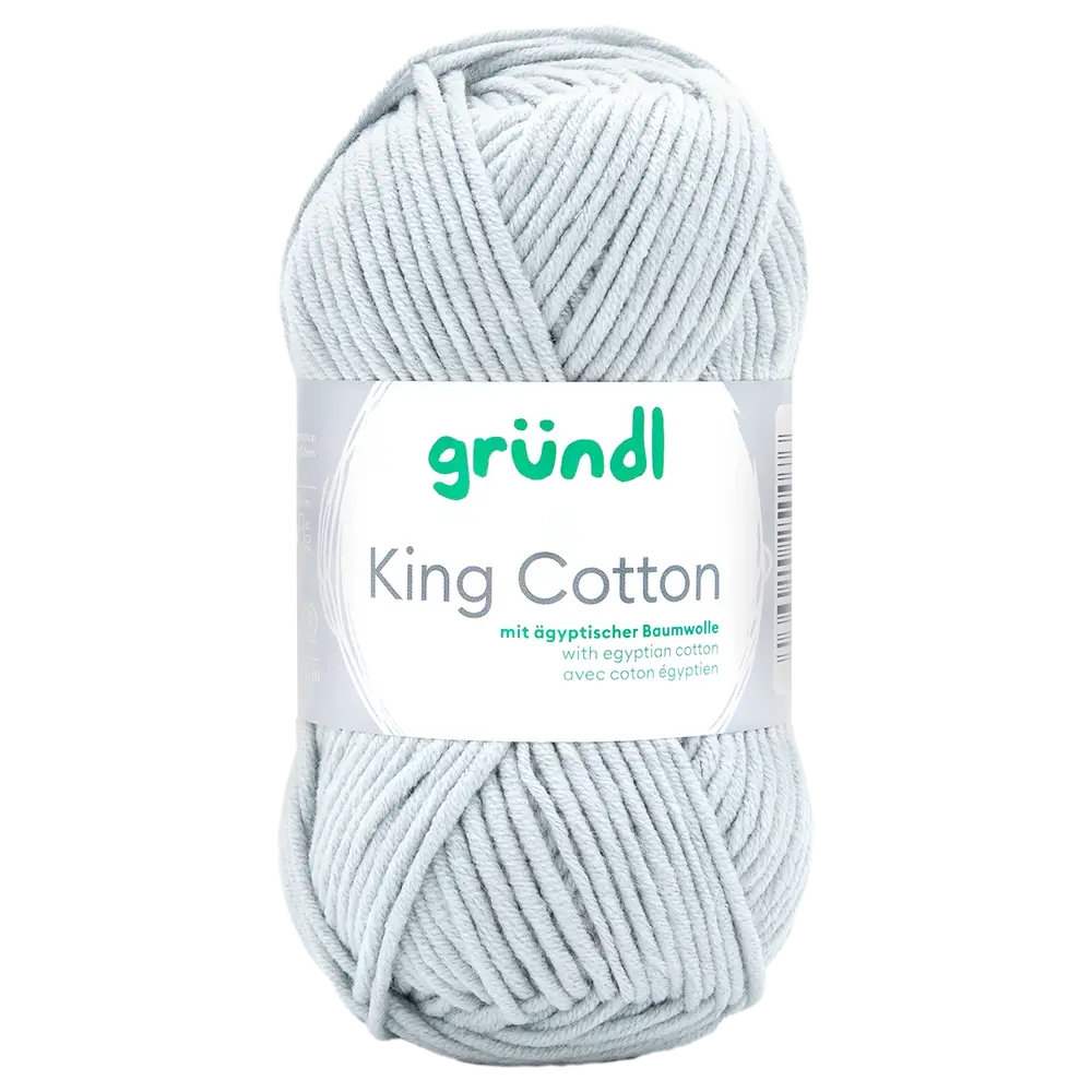 #Farbe_Gründl King Cotton | 30 Hellgrau