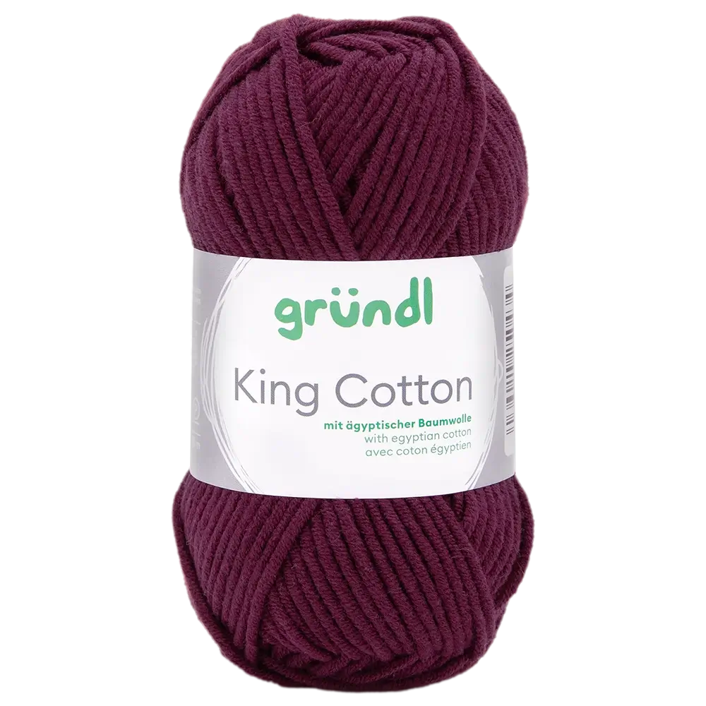 #Farbe_Gründl King Cotton | 42 Burgundy