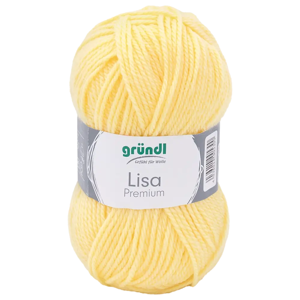 #Farbe_Gründl Lisa Premium Uni | 03 Pastellgelb