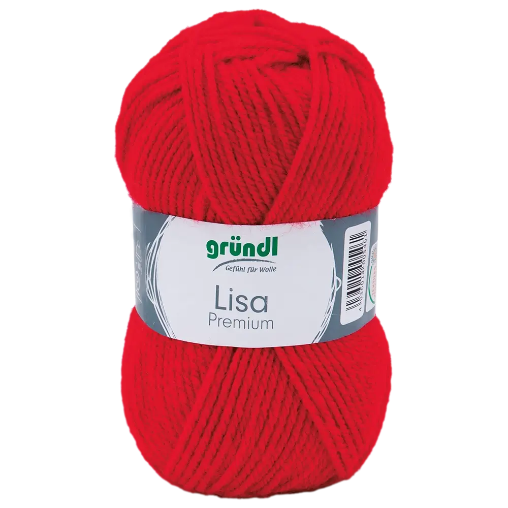 #Farbe_Gründl Lisa Premium Uni | 12 Signalrot