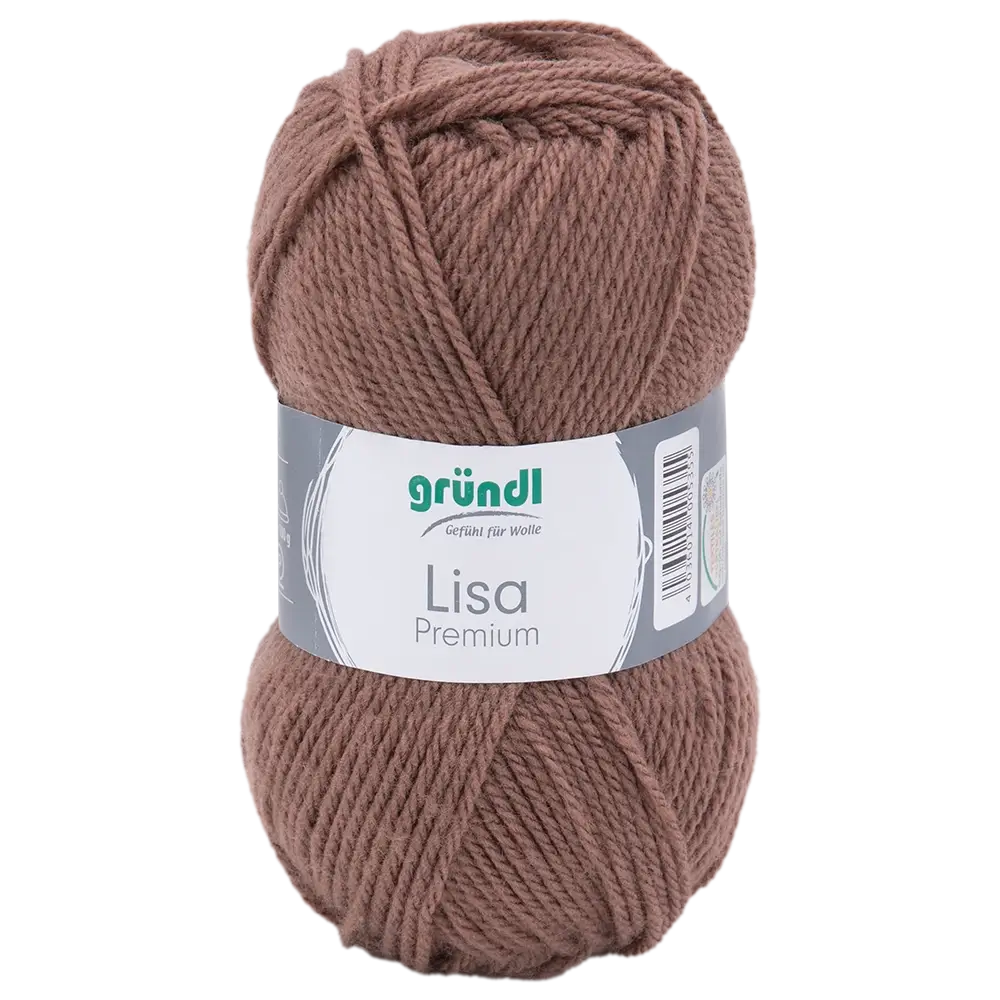 #Farbe_Gründl Lisa Premium Uni | 22 Nougat