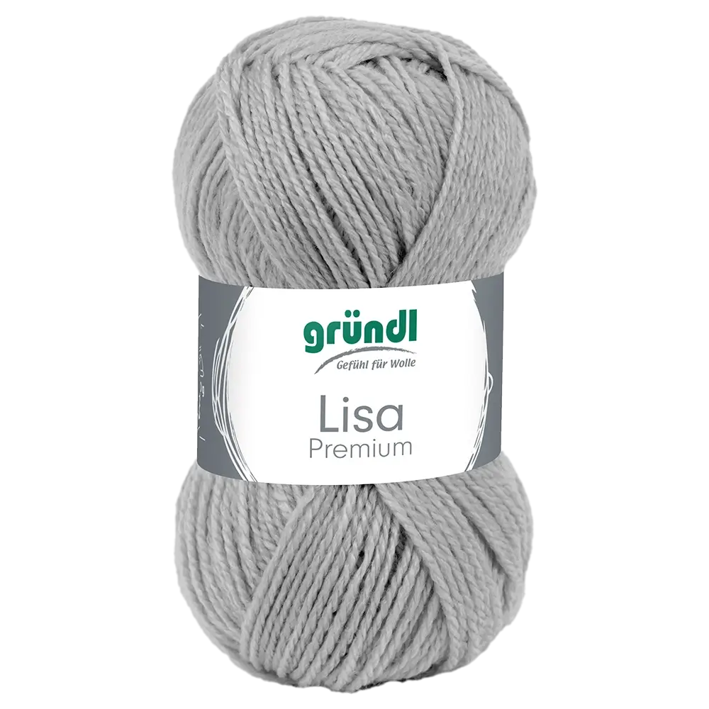 #Farbe_Gründl Lisa Premium Uni | 24 Kieselgrau