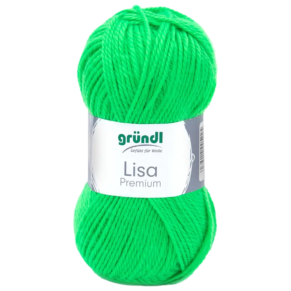 #Farbe_Gründl Lisa Premium Uni | 29 Neongrün