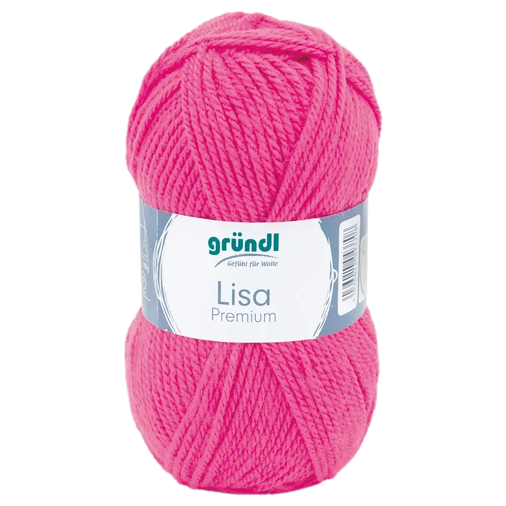 #Farbe_Gründl Lisa Premium Uni | 30 Neonpink