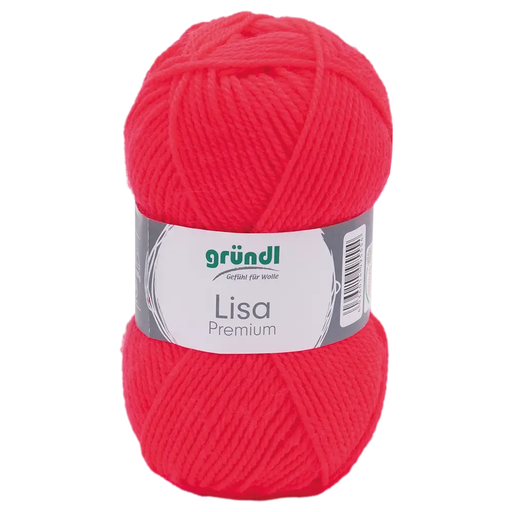 #Farbe_Gründl Lisa Premium Uni | 47 Neonkoralle