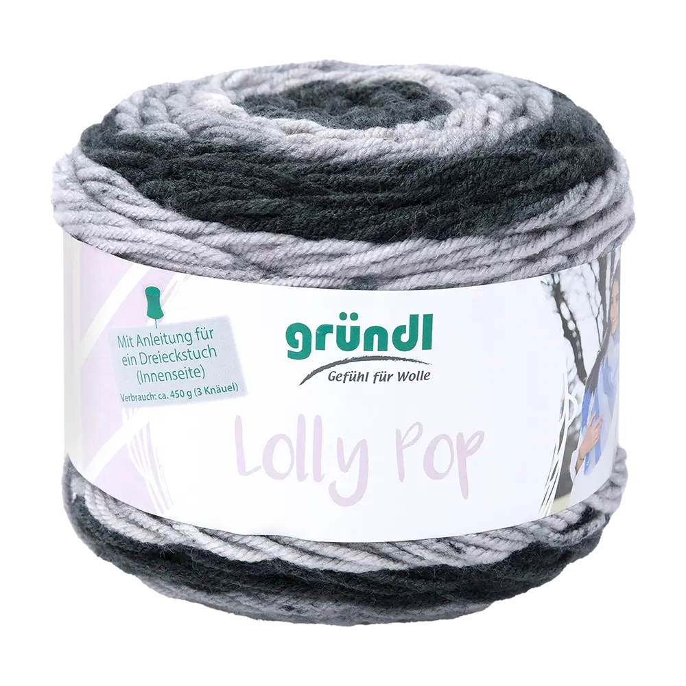 #Farbe_Gründl Lolly Pop | 08 Black Pepper Swirl