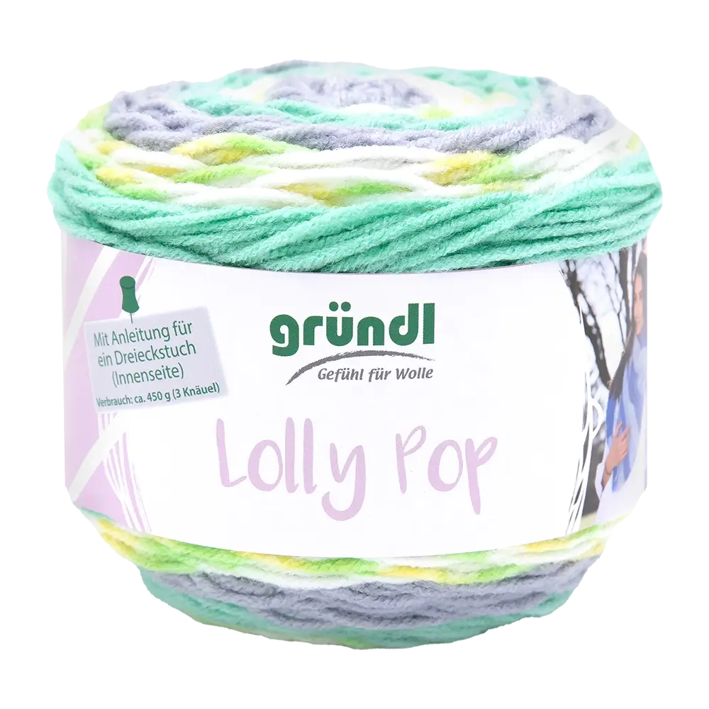 #Farbe_Gründl Lolly Pop | 16 Zitrone-Limette-Zinn-Weiß-Color