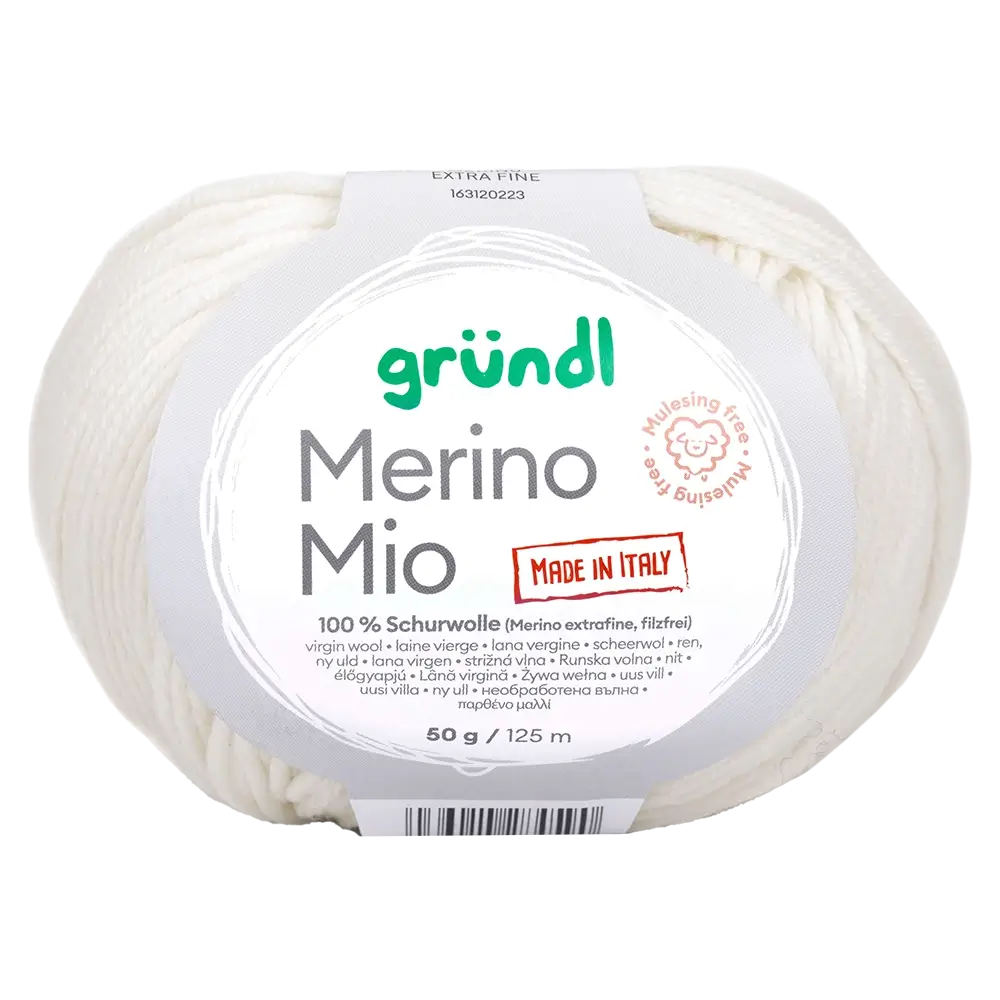 #Farbe_Gründl Merino Mio | 02 Creme