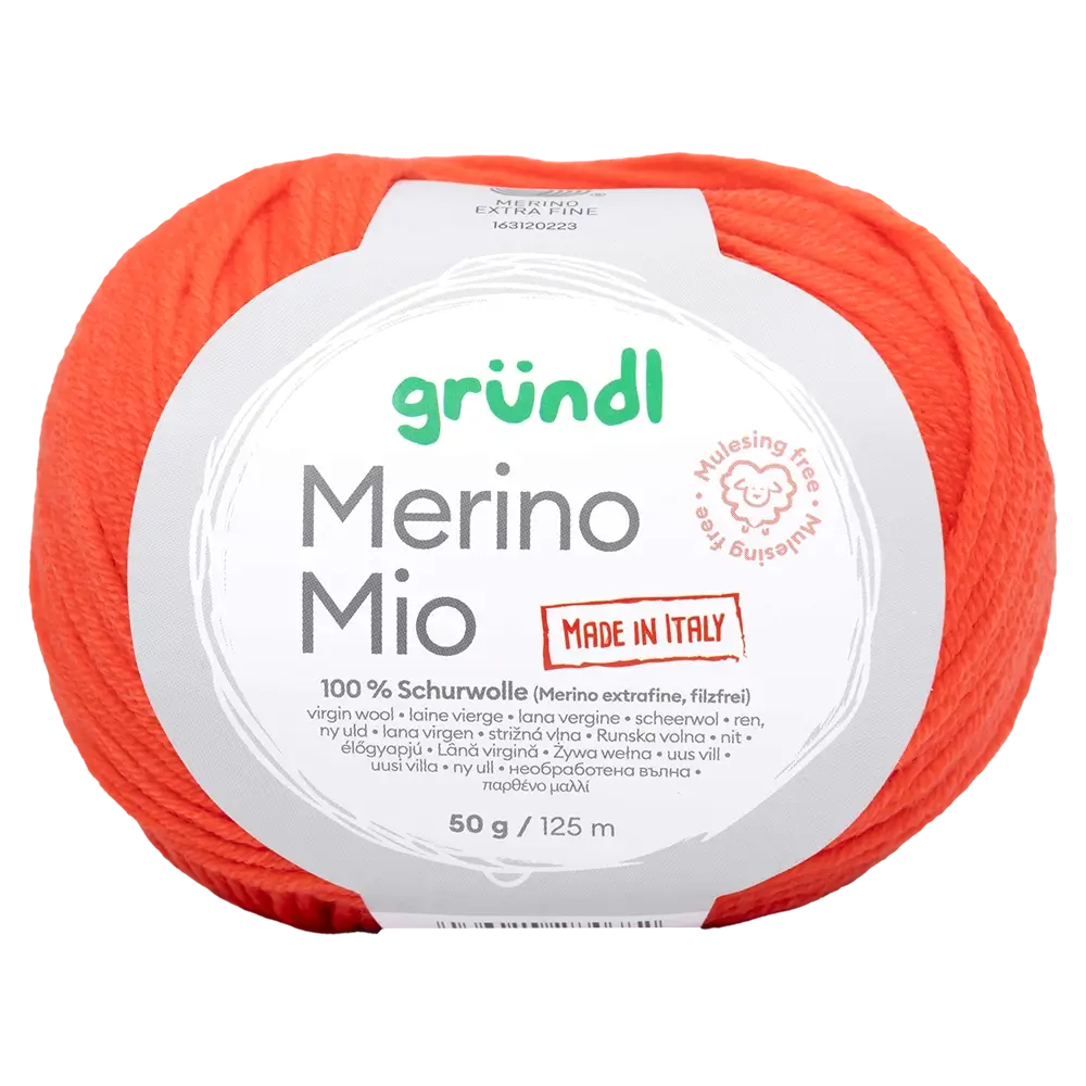 #Farbe_Gründl Merino Mio | 05 Kürbis