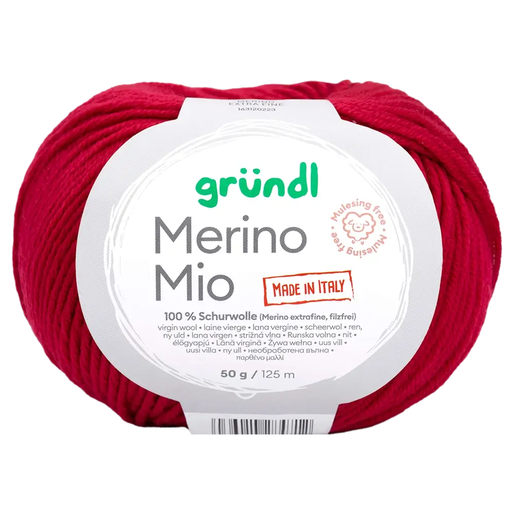#Farbe_Gründl Merino Mio | 06 Himbeere