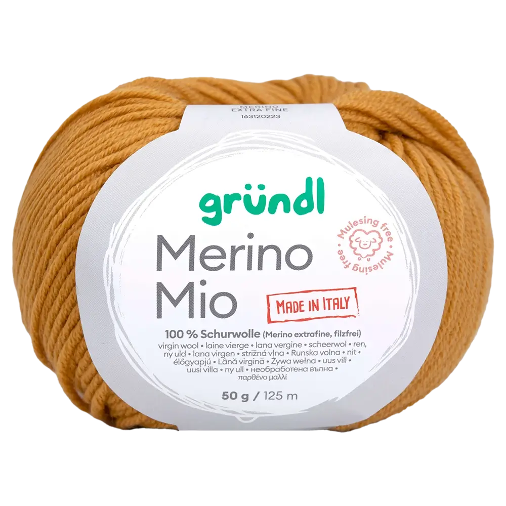 #Farbe_Gründl Merino Mio | 14 Bernstein
