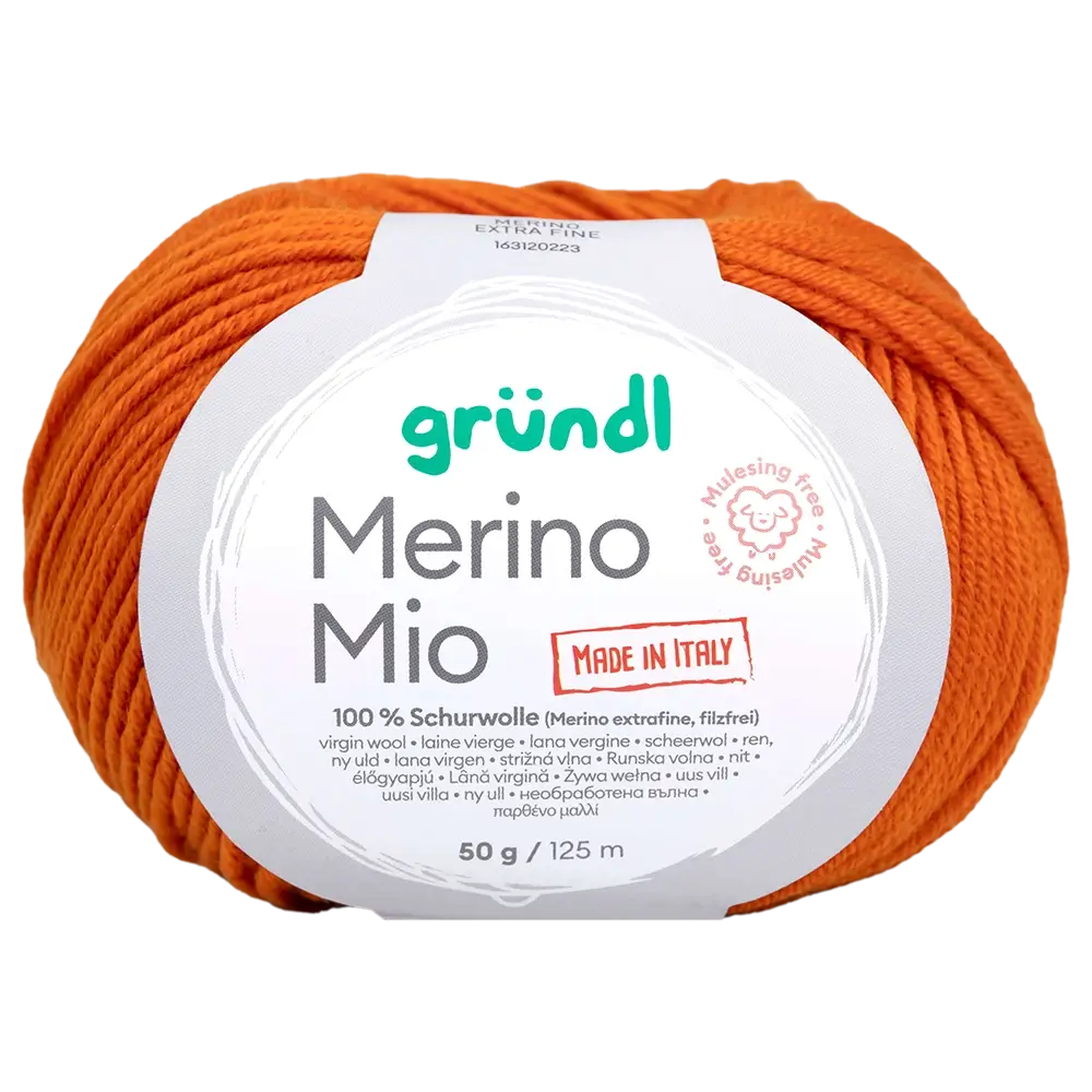 #Farbe_Gründl Merino Mio | 15 Orange