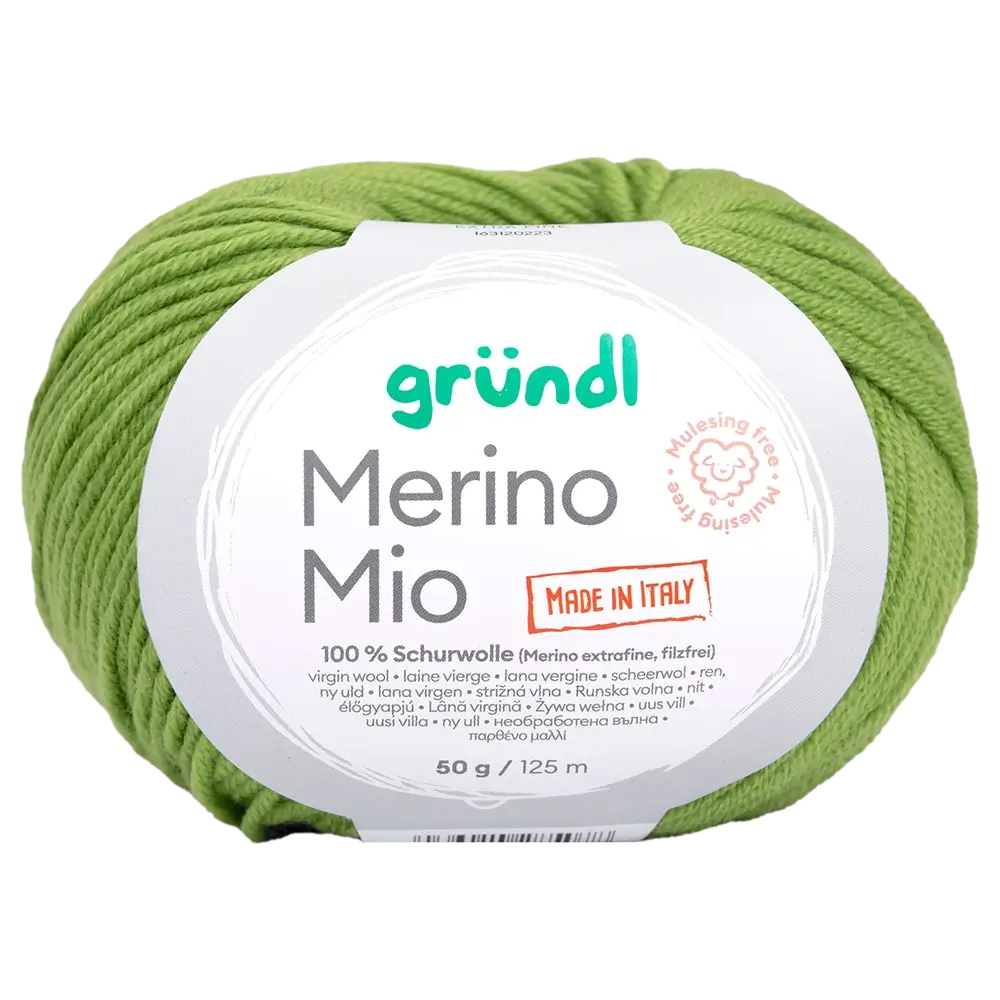 #Farbe_Gründl Merino Mio | 18 Lindgrün