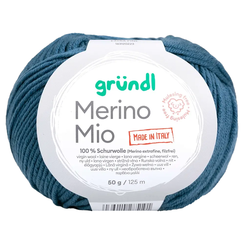 #Farbe_Gründl Merino Mio | 22 Blaugrün