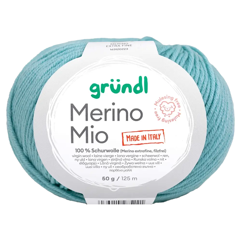 #Farbe_Gründl Merino Mio | 23 Ozeanblau