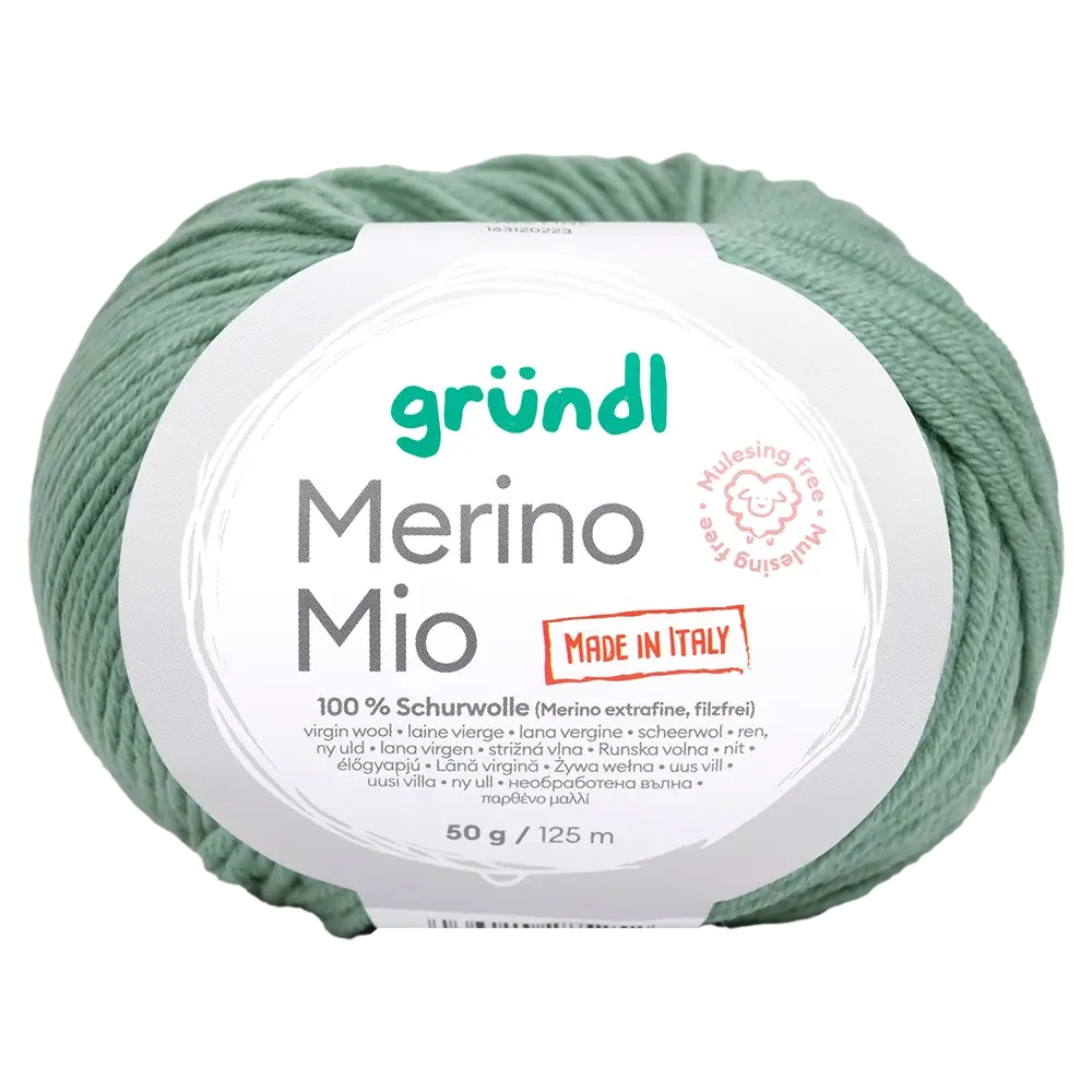 #Farbe_Gründl Merino Mio | 24 Salbei