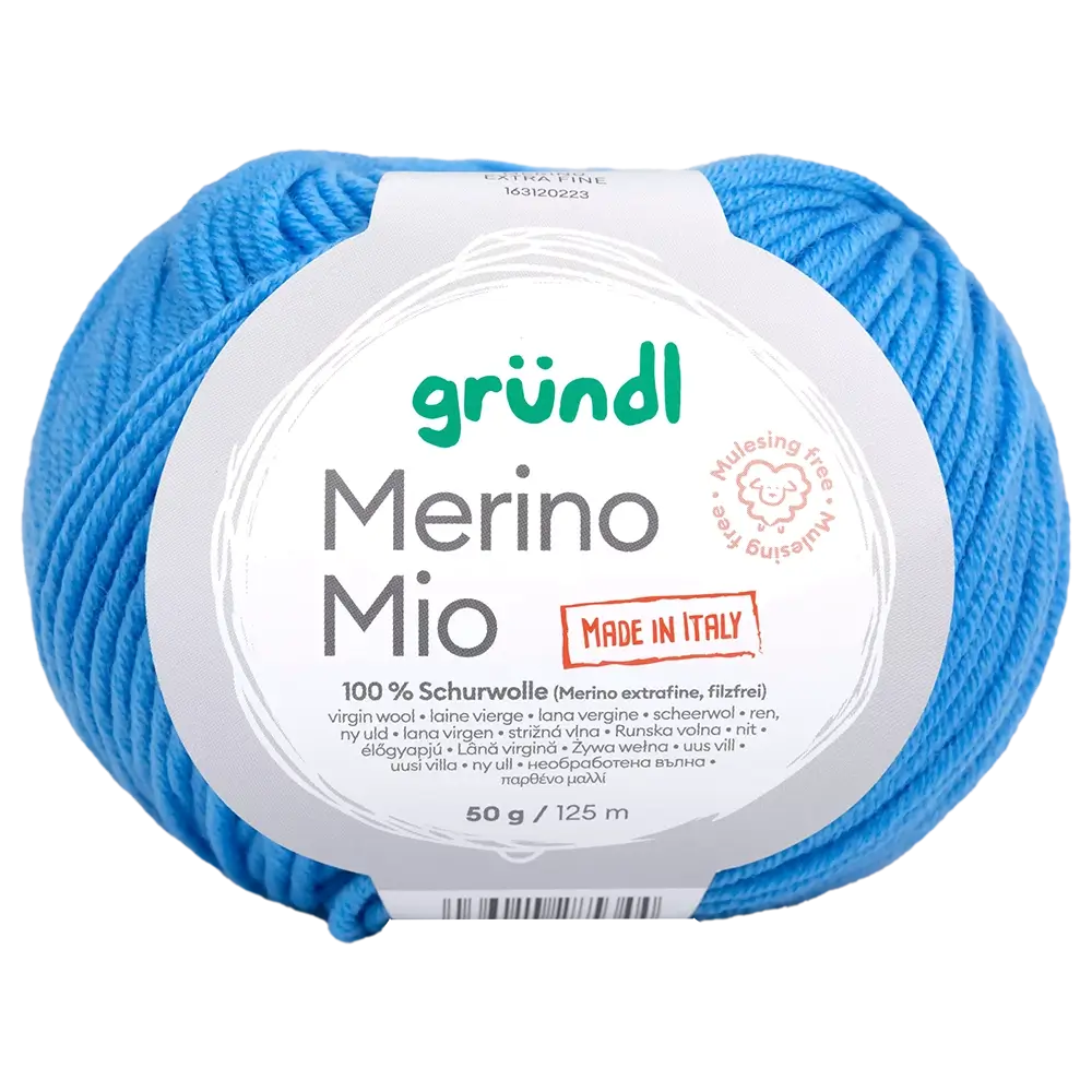 #Farbe_Gründl Merino Mio | 27 Türkisblau
