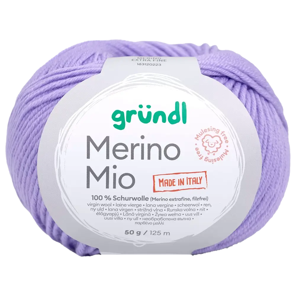 #Farbe_Gründl Merino Mio | 32 Flieder
