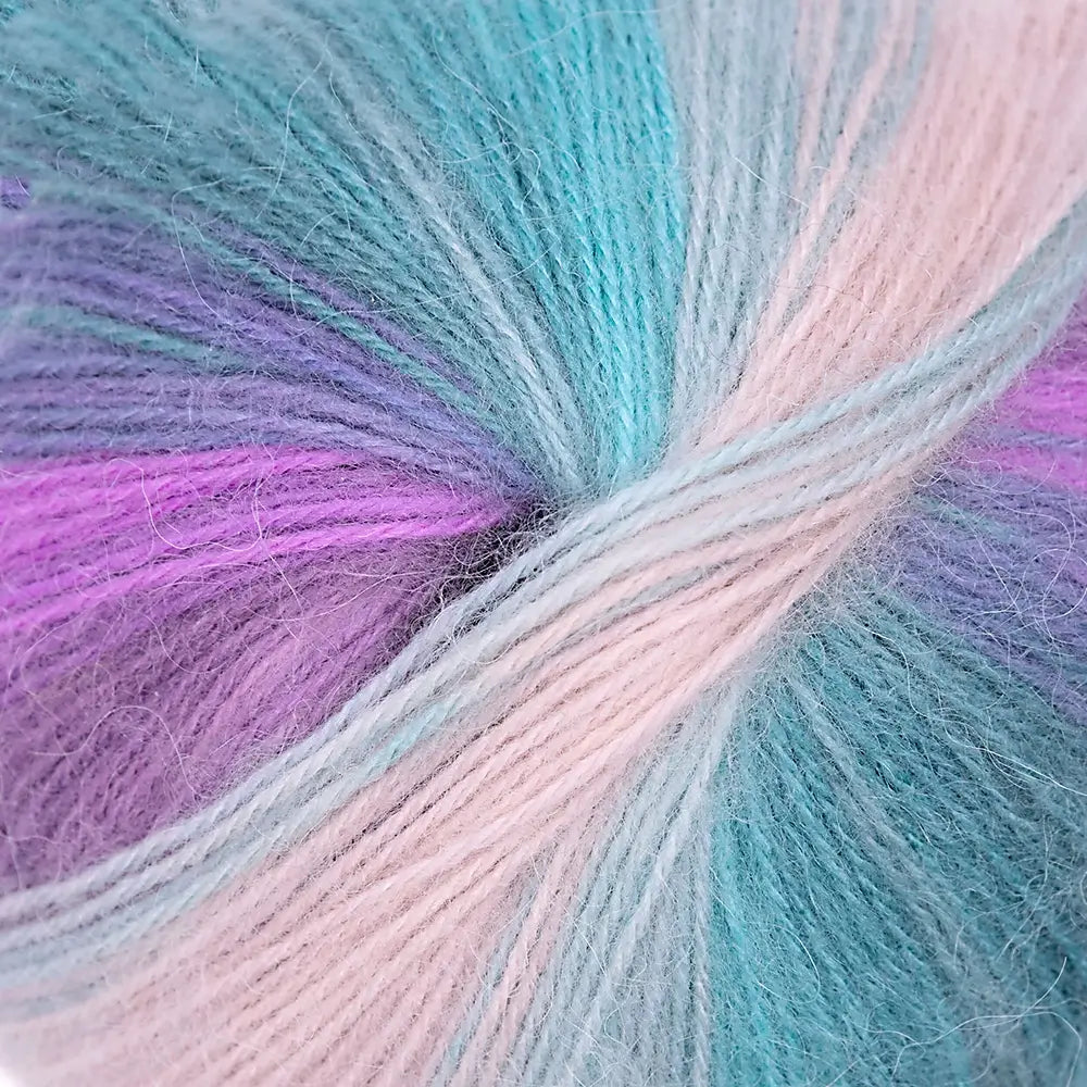 #Farbe_Gründl Mirabella | 03 Seegrün-Violett-Kieselgrau