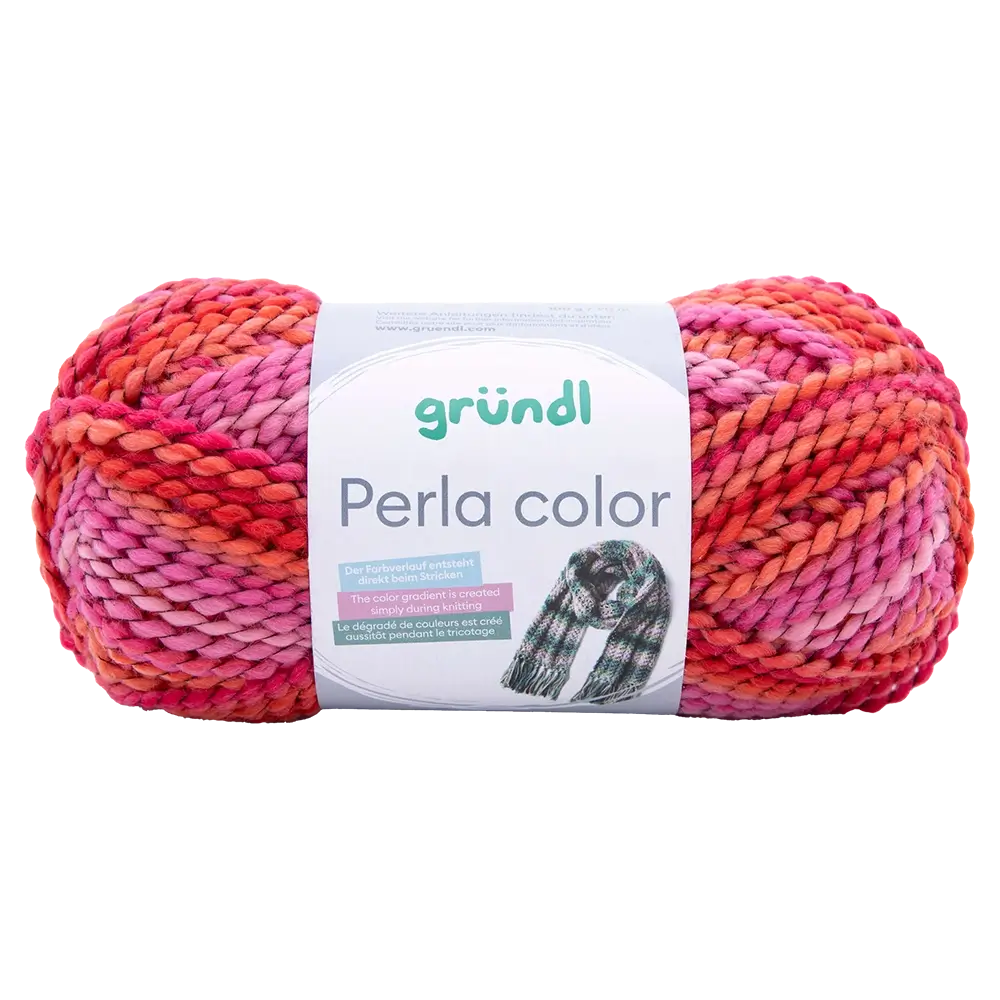 #Farbe_Gründl Perla Color | 32 Rosa-Rot-Permutt