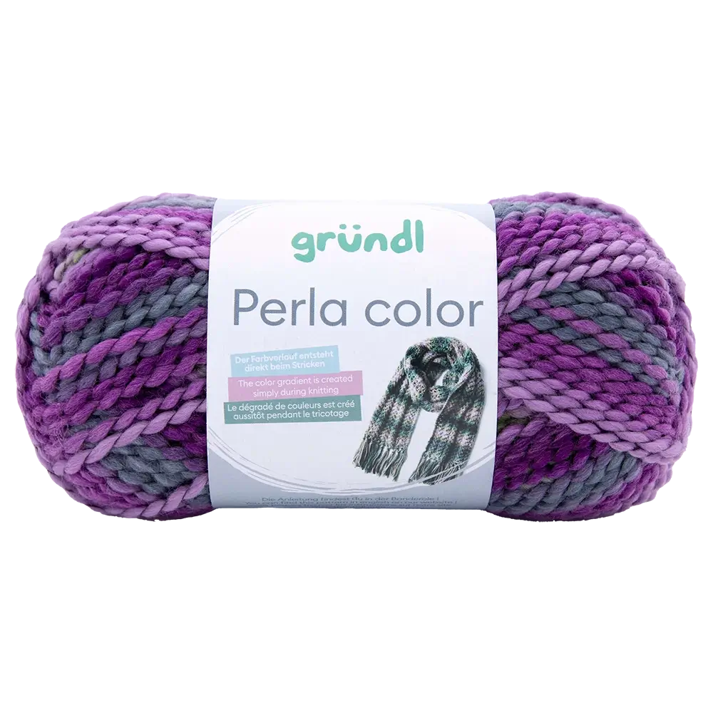 #Farbe_Gründl Perla Color | 35 Violett-Perlgrau-Flieder-Pinie