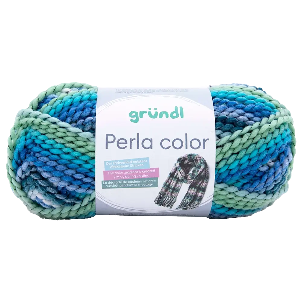 #Farbe_Gründl Perla Color | 37 Türkisblau-Lagune-Grün-Weiß