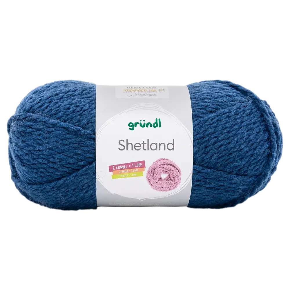 #Farbe_Gründl Shetland | 12 Blau