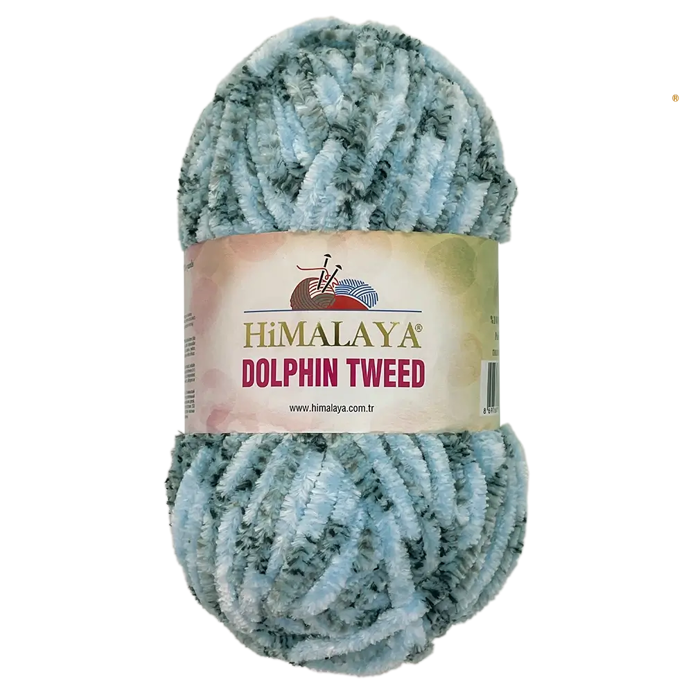 #Farbe_Himalaya Dolphin Tweed | 92007 Hellblau