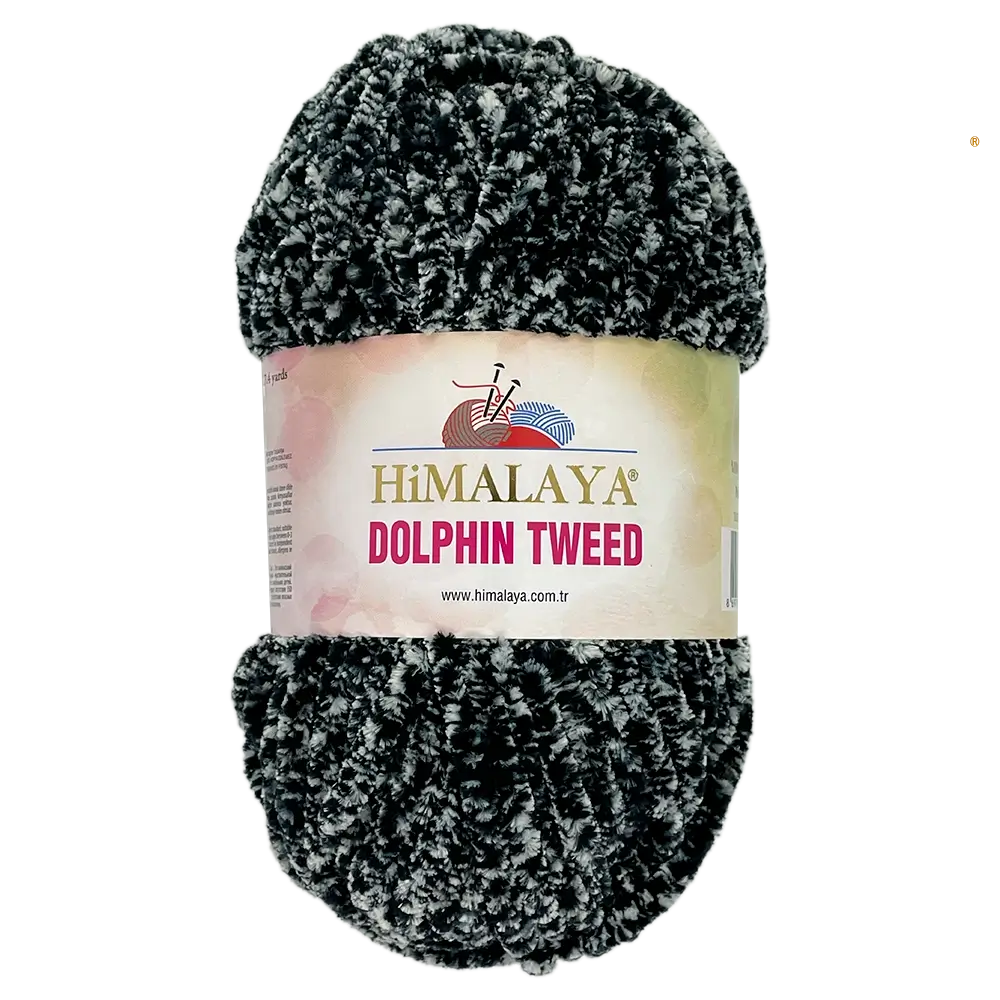 #Farbe_Himalaya Dolphin Tweed | 92015 Schwarz