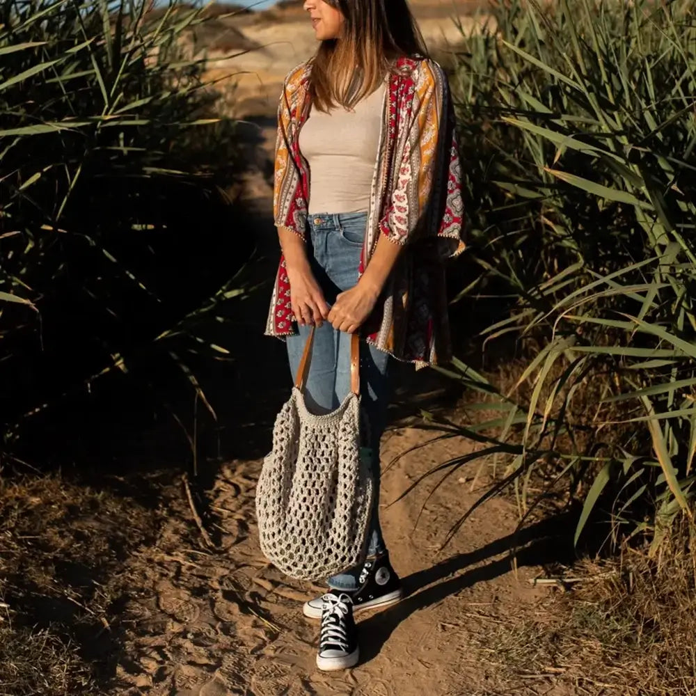 Tragetasche Bologna (Häkelset)