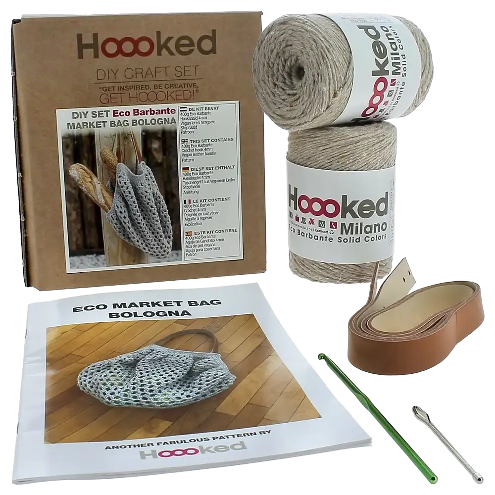 Tragetasche Bologna (Häkelset)