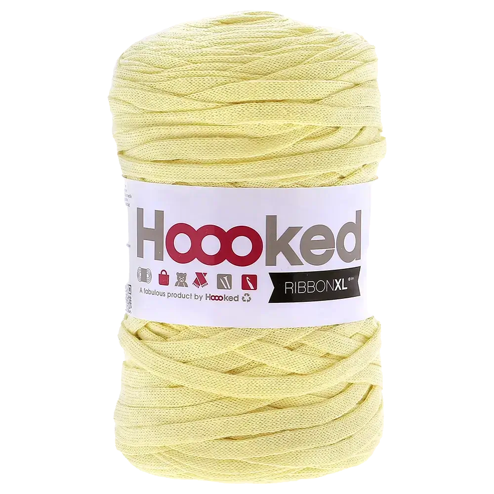 #Farbe_Hoooked Ribbon | RXL45 Frosted Yellow