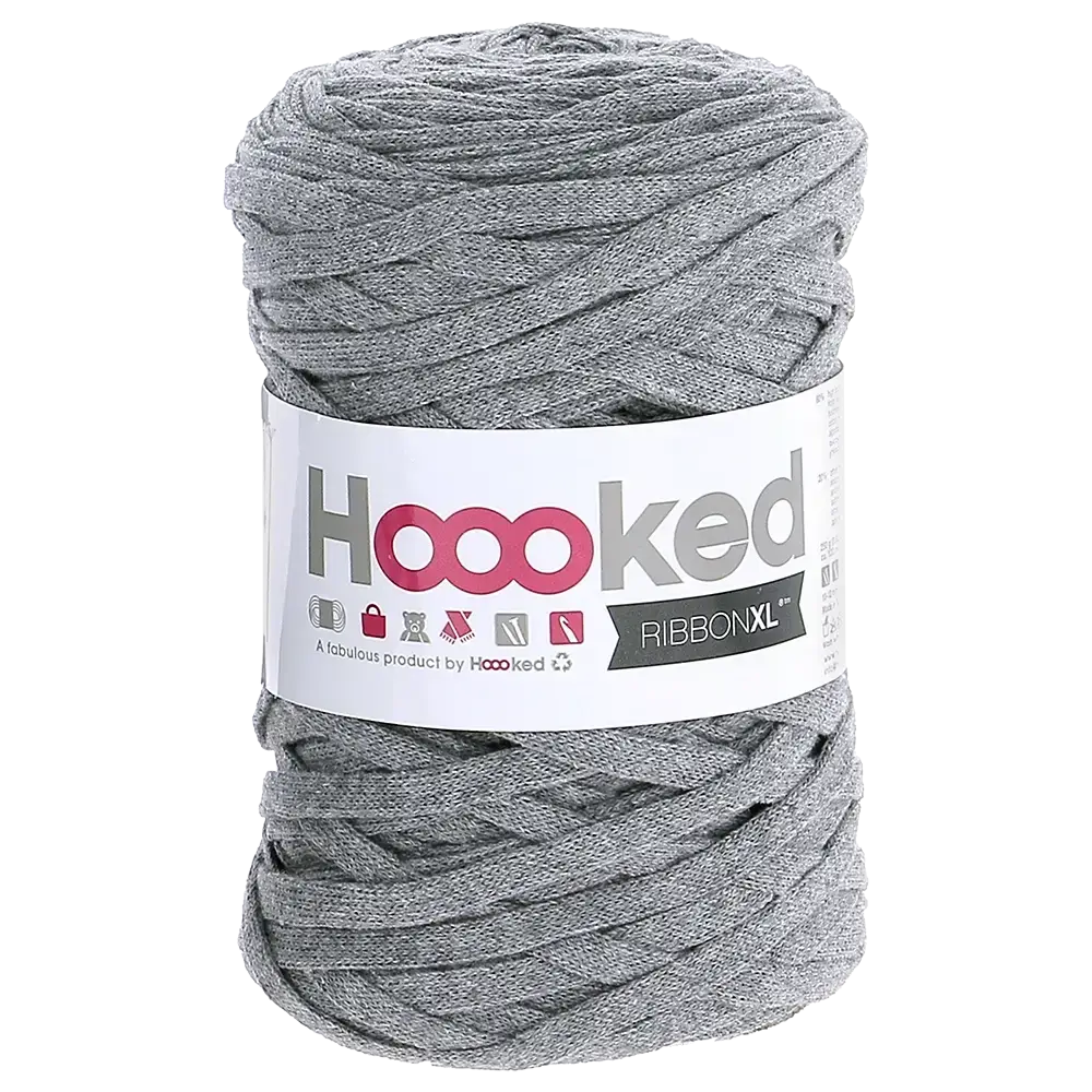 #Farbe_Hoooked Ribbon | RXL31 Stone Grey