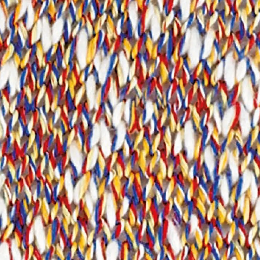 #Farbe_Katia Cool Cotton | 87 Blau-Gelb-Rot