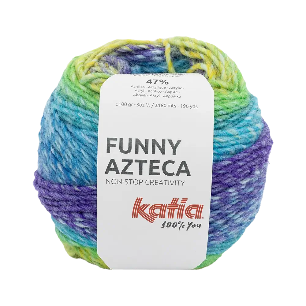 #Farbe_Katia Funny Azteca | 202 Grün-Blau
