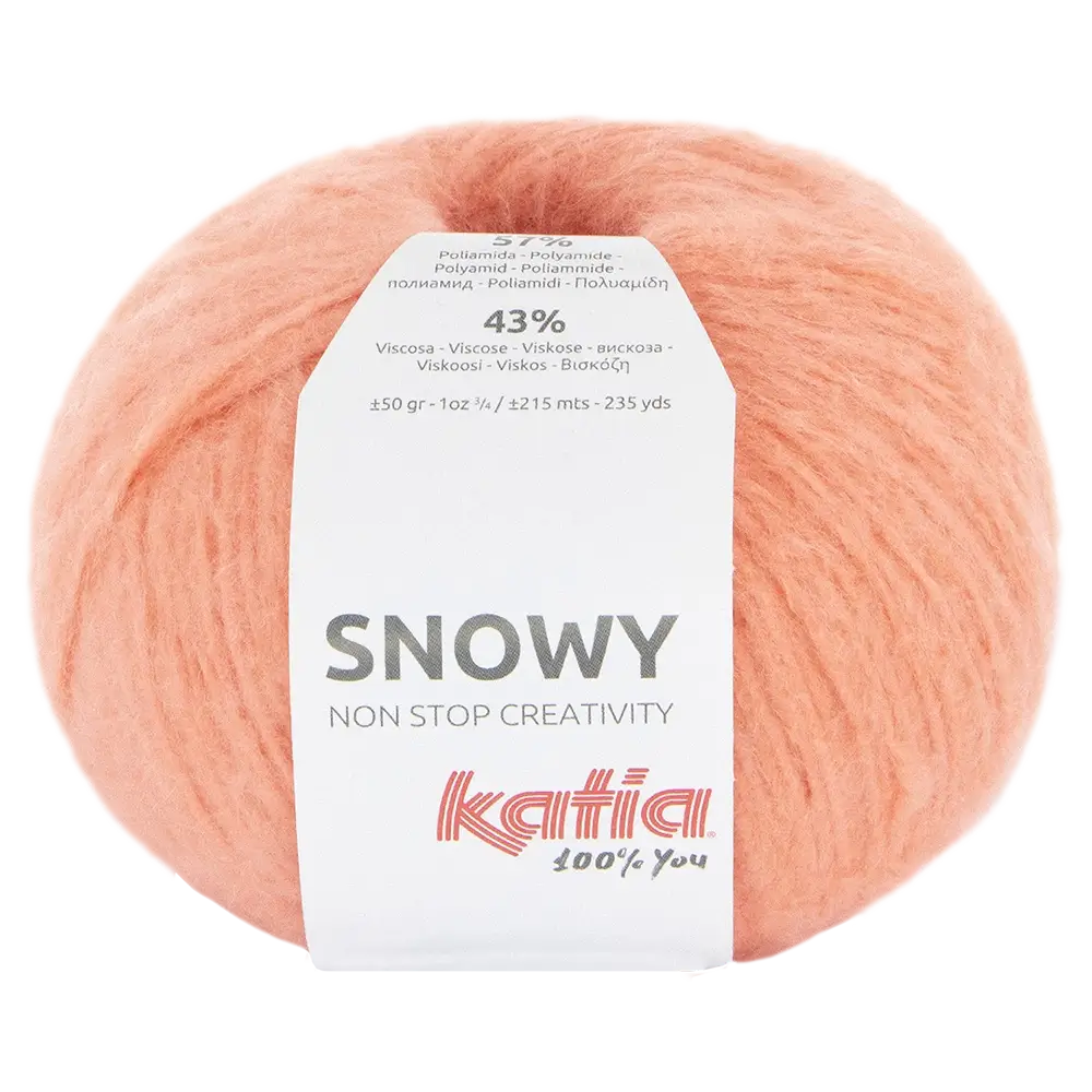 #Farbe_Katia Snowy | 113 Helles Lachsrot