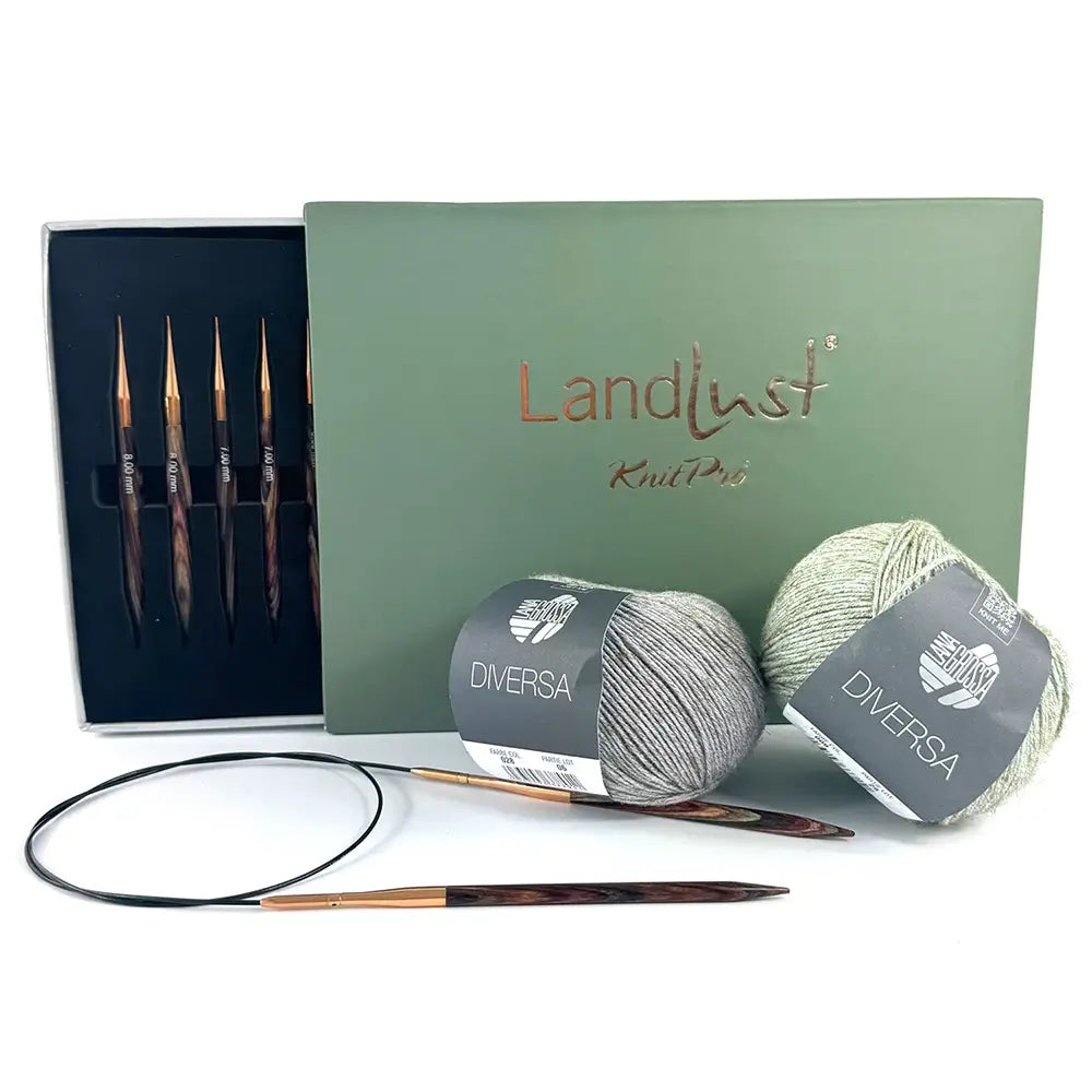 Landlust Vario Stricknadel-Set mit austauschbaren Nadelspitzen von Lana Grossa