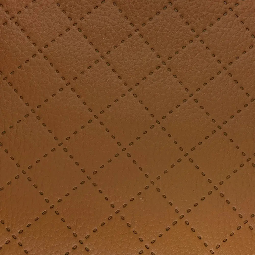 #Farbe_Kunstleder gesteppt | NH-10 PIK Erdbraun