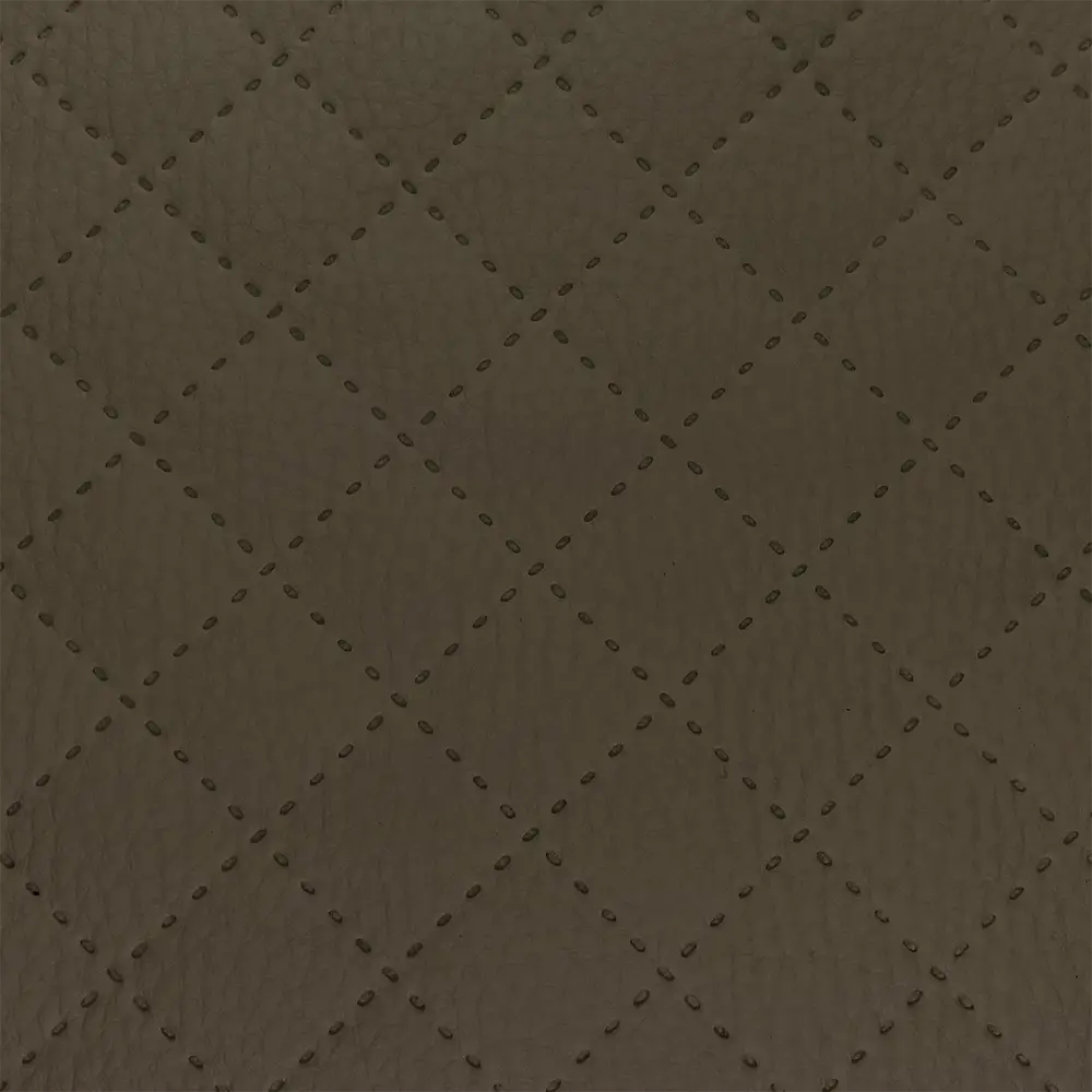 #Farbe_Kunstleder gesteppt | NH-16 PIK Graubraun