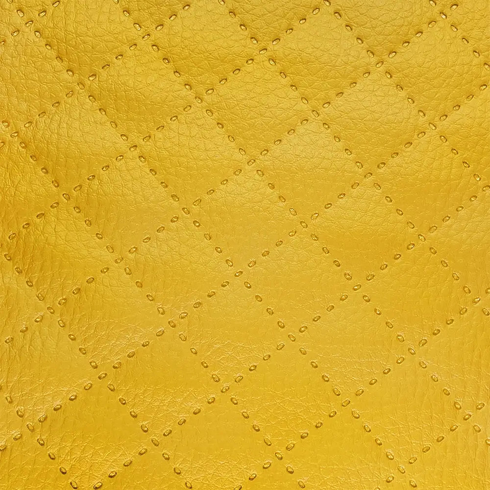 #Farbe_Kunstleder gesteppt | NH-17 PIK Gelb