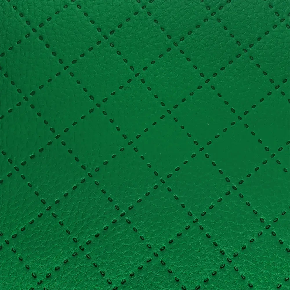 #Farbe_Kunstleder gesteppt | NH-18 PIK Grün
