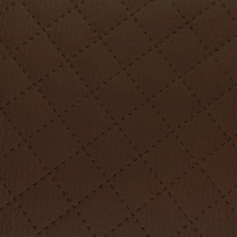 #Farbe_Kunstleder gesteppt | NH-21 PIK Schokolade