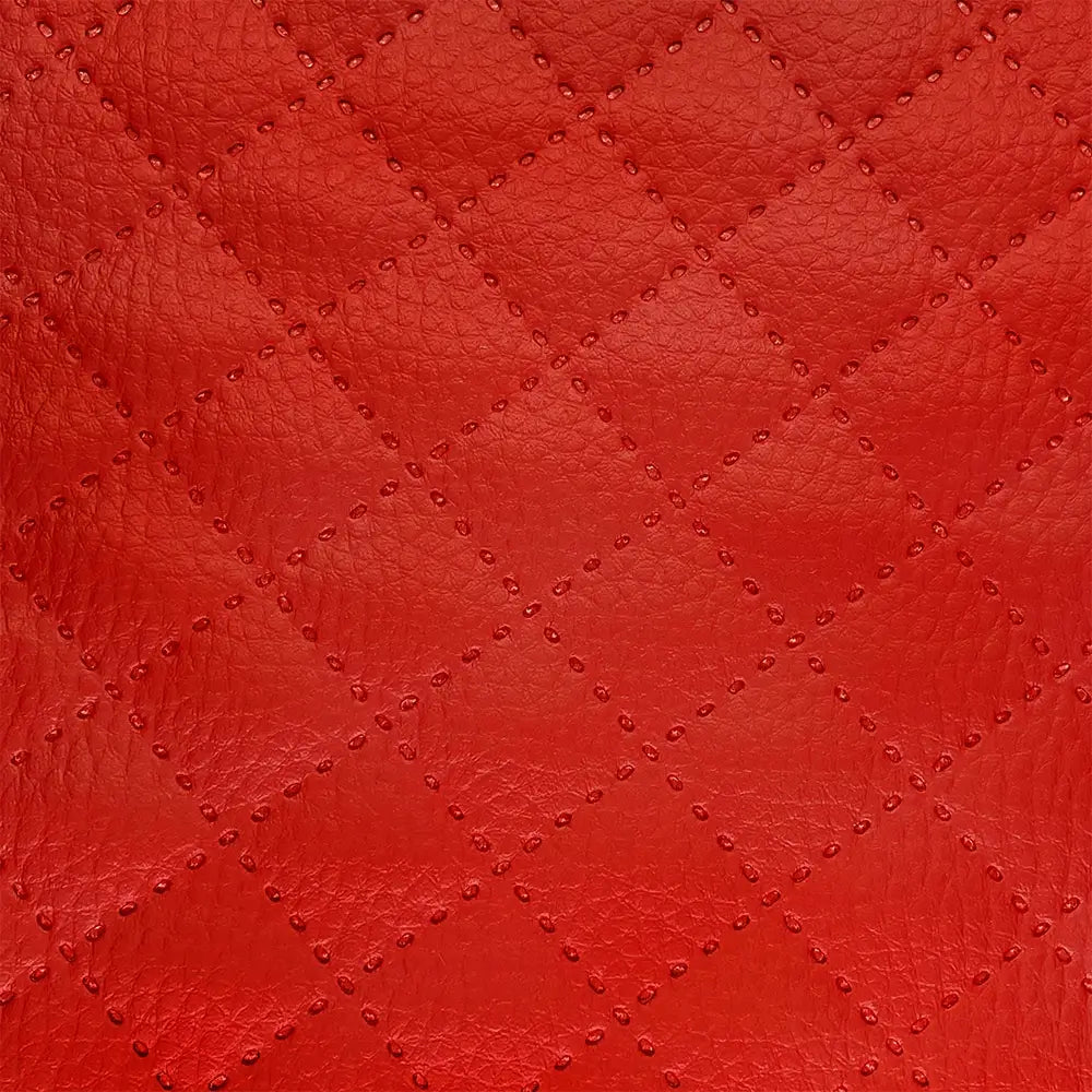 #Farbe_Kunstleder gesteppt | NH-22 PIK Rot
