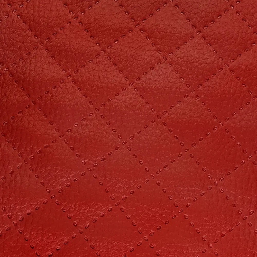 #Farbe_Kunstleder gesteppt | NH-3 PIK Dunkelrot