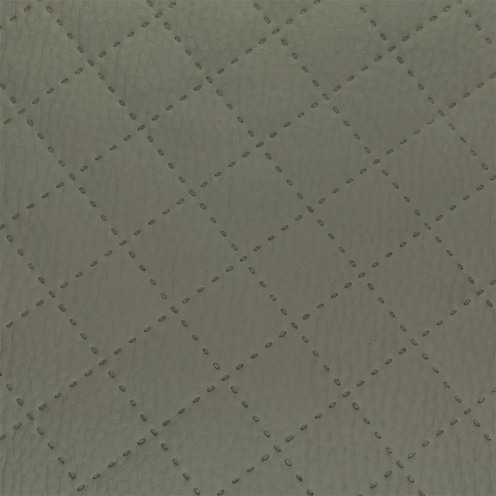 #Farbe_Kunstleder gesteppt | NH-8 PIK Silbergrau