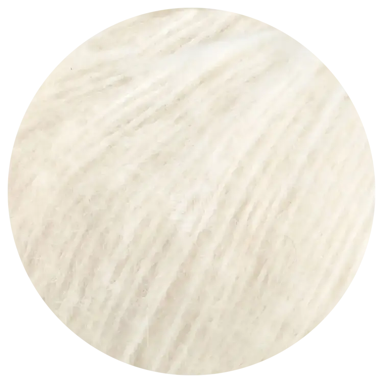 #Farbe_Lana Grossa Alpaca Air | 01 Rohweiß