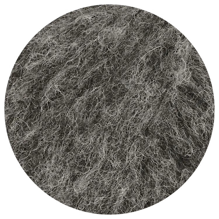 #Farbe_Lana Grossa Alpaca Air | 11 Anthrazit