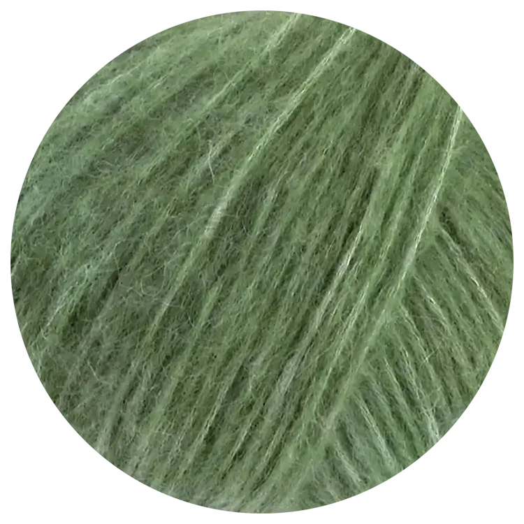 #Farbe_Lana Grossa Alpaca Air | 14 Graugrün
