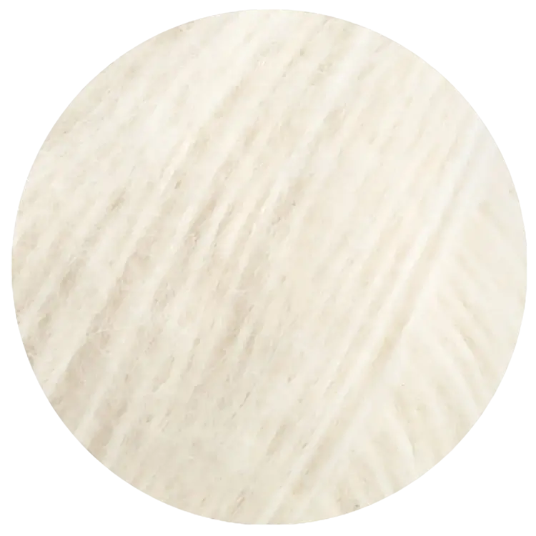 #Farbe_Lana Grossa Alpaca Air II | 01 Rohweiß