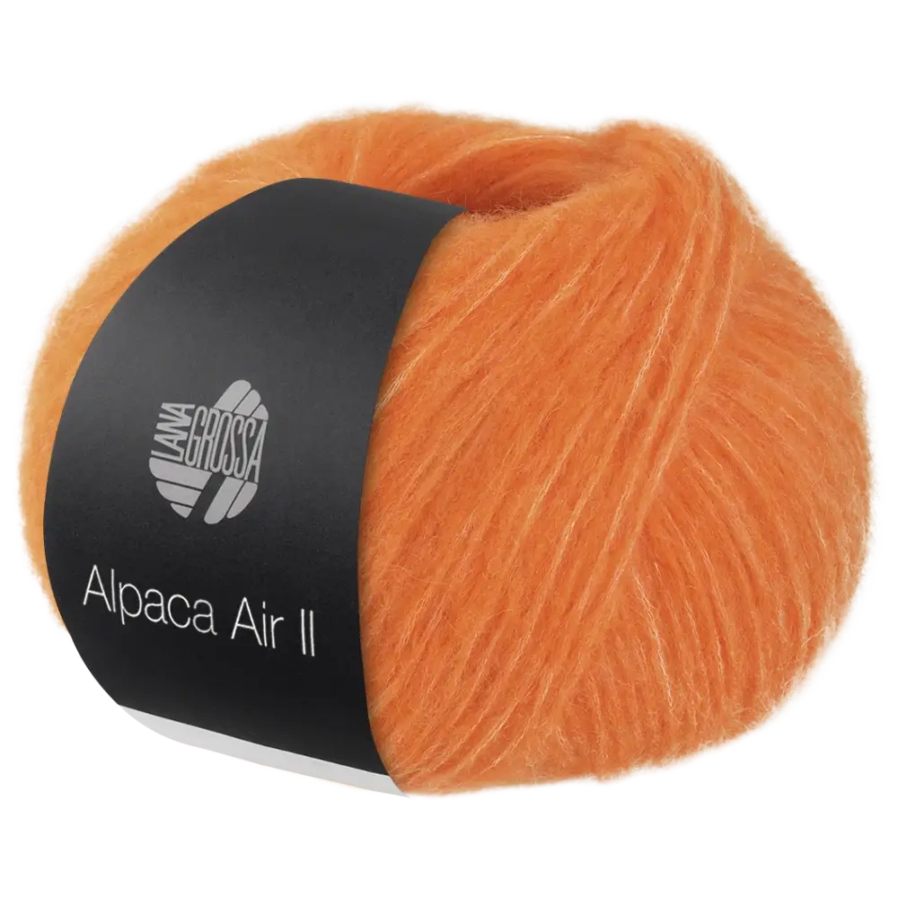 #Farbe_Lana Grossa Alpaca Air II | 08 Orange